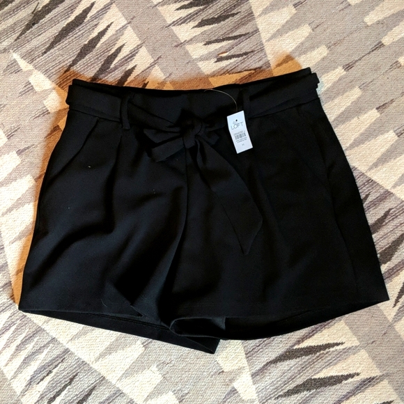 LOFT Pants - Loft High Waisted Black Dress Shorts